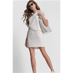 LOGO JACQUARD PULL-ON SKIRT