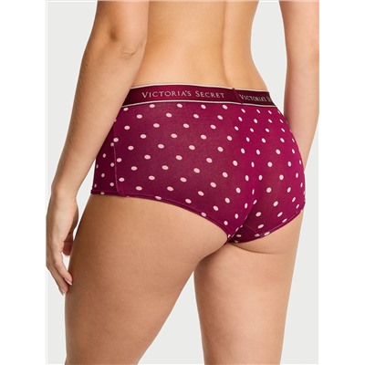 Logo Cotton Boyshort Panty