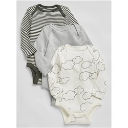 Baby Print Bodysuit (3-Pack)