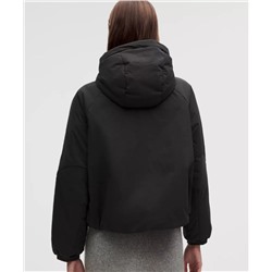 Теплая женская короткая куртка с уникальным утеплителем, который сохраняет тепло лучше пуха   Lululemo*n