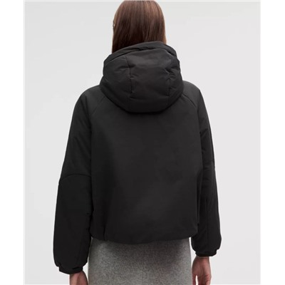 Теплая женская короткая куртка с уникальным утеплителем, который сохраняет тепло лучше пуха   Lululemo*n