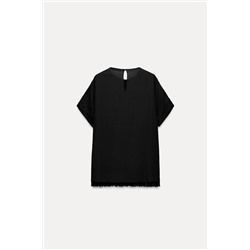 ZW COLLECTION FRAYED RUFFLE TOP