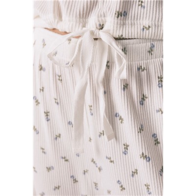 Pijama largo 100% algodón canalé Mafalda