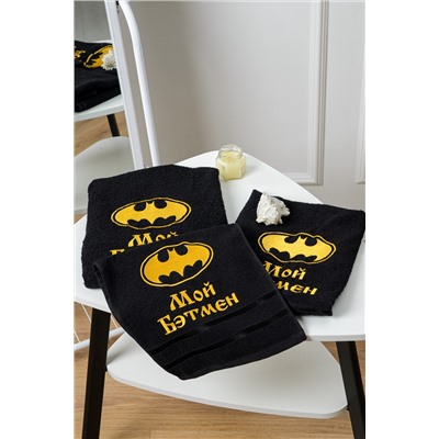 14418/6 Бэтмен полотенце махровое плотность 350гр
