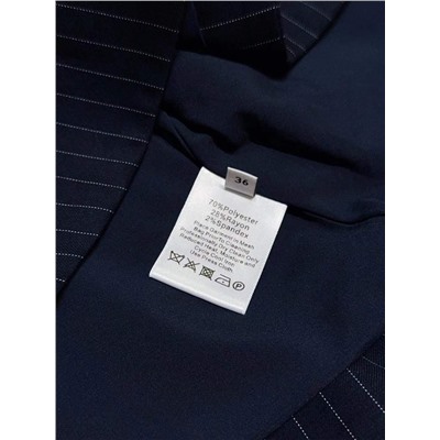 Тани Тейлор о новом продукте…… Пиджак от костюма в тонкую полоску, классический дизайн с круглым вырезом и изысканными цветами на вырезе Много ручной вышивки бисером, мастерство сложное и высококлассное!Силуэт скроен на заказ, не подчеркивая фигуру, однобортный, а общий стиль является одновременно официальным и модным, добавляя романтичности и изысканности. Будь то брюки, юбки или джинсы, это очень стильно.