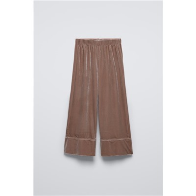 VELVET PYJAMA TROUSERS