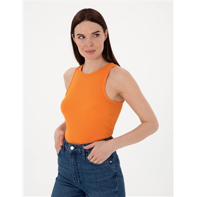 Turuncu Ex. Slim Fit Tişört