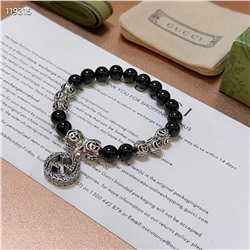 Браслет G*uc*ci - унисекс из натурального обсидиана Seiko