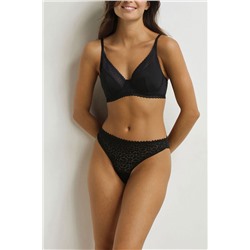 Sujetador con aros Foulard de microfibra