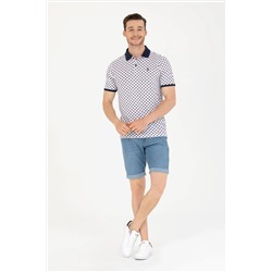 Erkek Beyaz Polo Yaka Tişört