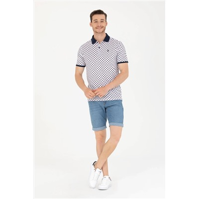 Erkek Beyaz Polo Yaka Tişört