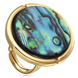 Кольцо Амфитрита (гелиотис 35мм; покрытие золото), Есть комплект