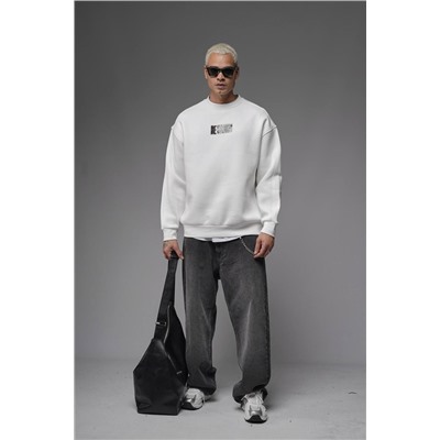 Свитшот будь сильным светлый