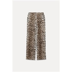 ZW COLLECTION ANIMAL PRINT TROUSERS
