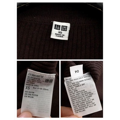 Женский пуловер с V-образным воротником ЮНИКЛ*О