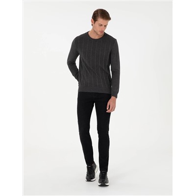 Siyah Slim Fit Jean Pantolon