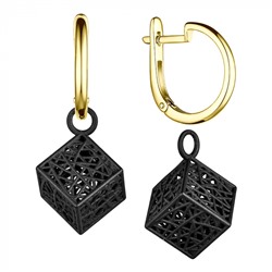 Серьги серебро 52949YG