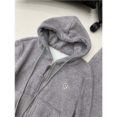 LULЕMON бархатный костюм для осени и зимы, утолщенные осенние и зимние практичные ткани, отличная текстура!Популярные вещи с отличным дизайном, индивидуальные аксессуары для поверхностей, элитный смысл, кардиганы, куртки и повседневные брюки. которые необходимы богине осенью и зимой. Это волшебный инструмент! Стиль девушки, уменьшающий возраст, элегантен и мил! Версия универсальна и не подчеркивает красоту верхней части тела. Посмотрите на детали за качество изготовления ЦВЕТ: Серый | Кремовый