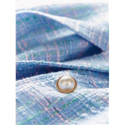 Kleid aus Strukturstoff