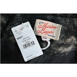 Женское однобортное приталенное пальто из искусственной шерсти в клетку