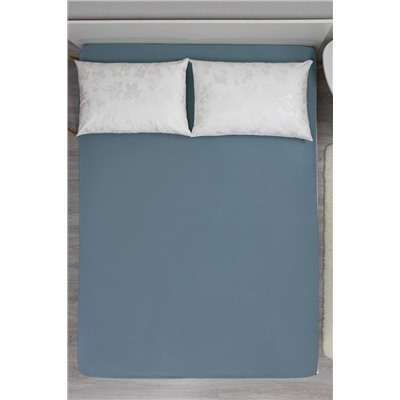 Простыня на резинке Деним 180х200  бязь 120гр/м Текстильная коллекция