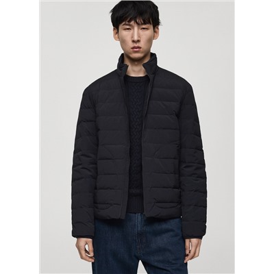 Chaqueta acolchada relleno plumón y plumas