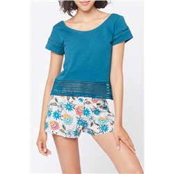 Футболка Vivi Petrol голубой меланж