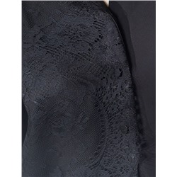 Блузка вечерняя из креп шифона с кружевом