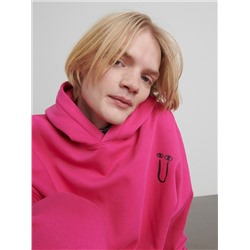 Hoodie in kräftigem Farbton