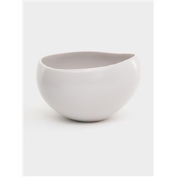 Салатник, 12 см, 0.4 л, серый, Organica