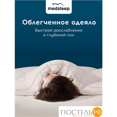 MedSleep ARIES Одеяло 140х200, 1пр, хлопок/шерсть/микровол.