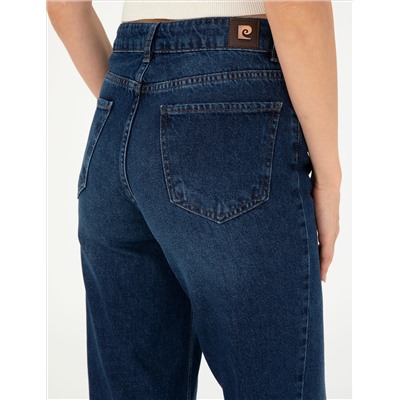 Koyu İndigo Jean Pantolon
