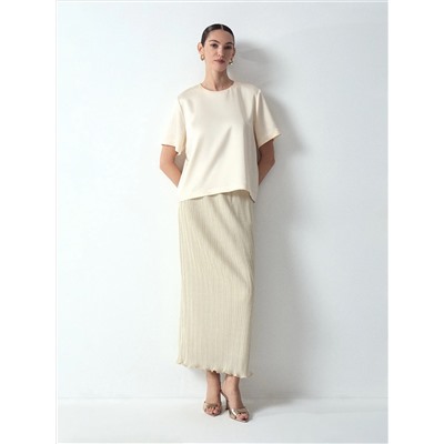 Юбка макси из люрекса, S1065/goldes