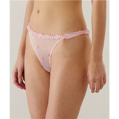 Braguita de tul con bordados