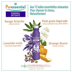 Puressentiel Stress Roller aux 12 Huiles Essentielles 5 ml