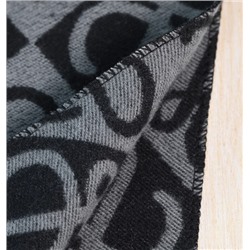 Зимний теплый мягкий жаккардовый шарф