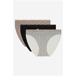 Pack 3 bragas estampadas