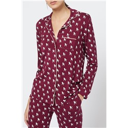 Сливовая ночная рубашка Pacco