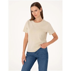 Kum Regular Fit Basic Tişört