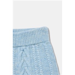 80% WOOL CABLE KNIT SHORTS SKI COLLECTION