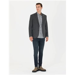 Antrasit Slim Fit Ceket