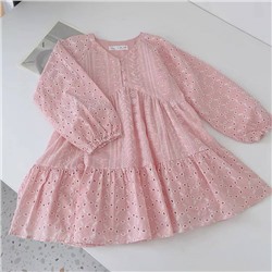 Платье из шитья с вышивкой ришелье ЗАР*А