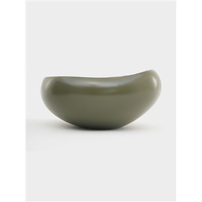 Салатник, 15 см, 0.55 л, зелёный, Organica