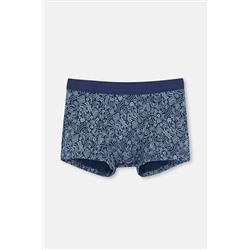 Dagi Lacivert 5210 2'Li Desenli Pamuk Boxer