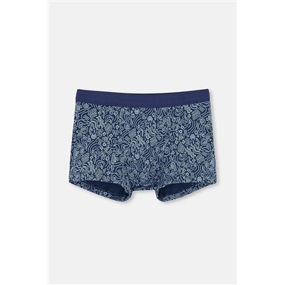 Dagi Lacivert 5210 2'Li Desenli Pamuk Boxer
