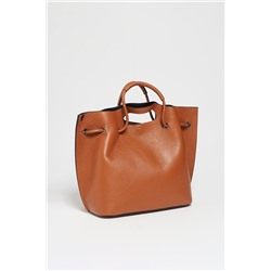 Bolso de piel y neceser Prun - Camel