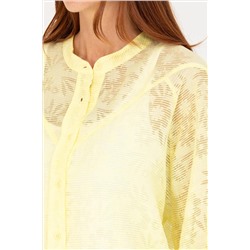 Kadın Açık Sarı Uzun Kollu Gömlek