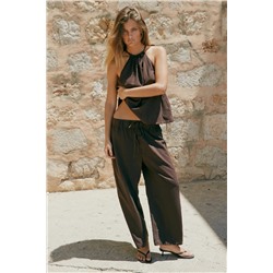 FLOWING CROP TROUSERS