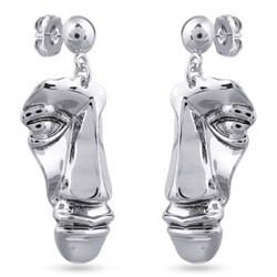 Серьги (покрытие: родий)