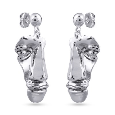 Серьги (покрытие: родий)